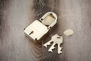 ALBA Solid Hi-Tech Technology Padlock With 3 Brass Ultra Keys Lock