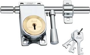 Link Rod Lock 8 inch | Stainless Steel Body | Brass Lever | Made in India Padlock