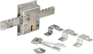 HARRISON H-0579 Iron Three Lever Godown Lock Set Padlock