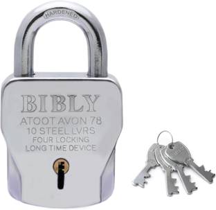 BABLI INDUSTRY Pad Lock-ATOOT 78 MM PADLOCK WITH 4 KEYS(78mm) Padlock