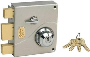 Godrej Locks Ultra Tribolt 2C Deadbolt Satin Nickel Lock