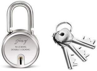 Godrej ROUND LOCK 10 LEVERS 3 KEYS Padlock