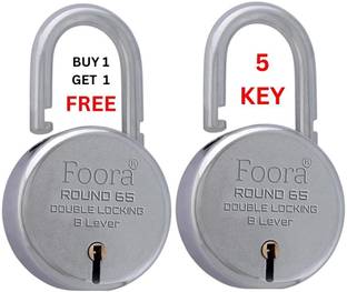 LINK O LINE ROUND 65 PACK OF 2, DOUBLE LOCKING MULTIPURPOSE LOCK Padlock