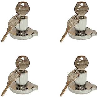 PRATEEK Multi Purpose Round Heavy Lock DrawerMultipurpose Lock I with 2 Keys Lock