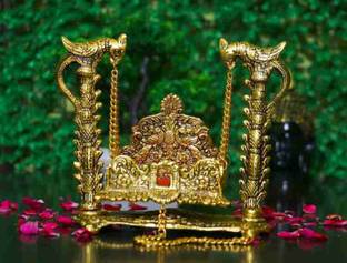 Truedivine size 0-1no. metal Laddu gopal jhula palana for mandir Temple home office Jhula