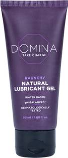 Domina Raunchy Natural Lubricant Gel for Unisex pH Balanced Glycerine Free Lubricant