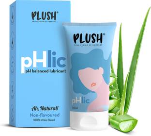 PLUSH pHlic Water Based pH Balanced Lubricant |Non Flavored, NO Colored, Aloe Based Lubricant
