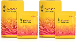 Kindly Health Pleaser Topical/Delay Wipes for Men – 3 Sachets/Pack | Pack of 2 Lubricant