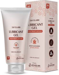 Senzicare Water Based Lubricant For Men & Women Non Flavored, Aloe Based|Prevents Dryness Lubricant