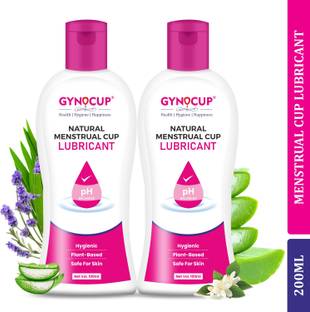 Gynocup Menstrual cup Lubricant Water based & pH Balanced safe for use Help to wear Cup Lubricant