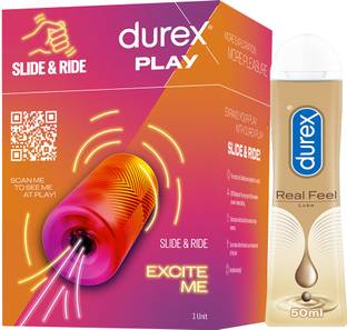 DUREX Slide and Ride Stroker & Real Feel Lube Combo Lubricant