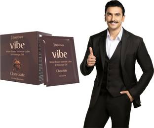 Bold Care Vibe Water-Based Lube Sachets | Chocolate Flavored | 10x3gms Lubricant