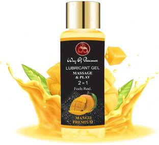 Way Of Pleasure Water Based Lubricant Gel 50ml Mango For Men & Women Lubricant