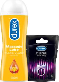 DUREX Lube Sensual Massage gel lubricant and vibe ring Lubricant