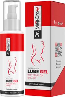Dr.MeeGrow Water-Based Watermelon Splash Flavored Lube Gel, Personal Lube for Men, Women Lubricant