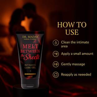 Dr. Madan Herbal Pharma Natural Water-Based Lubricant Gel – For Men & Women Lubricant