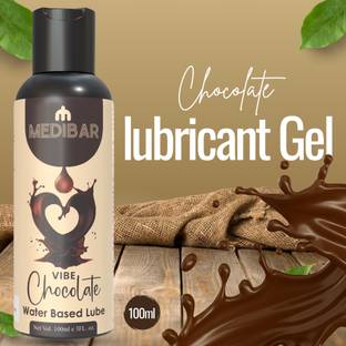 medibar Premium Chocolate Flavoured Compatible with condoms & toys`2 in 1 massage Gel & Lubricant