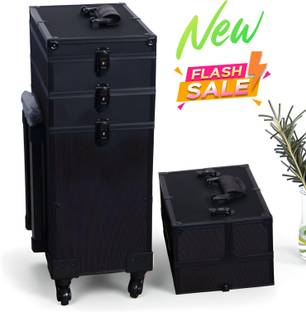 Bonanza Multi-Layer Rolling Makeup Trolley Multi purpose Vanity Box
