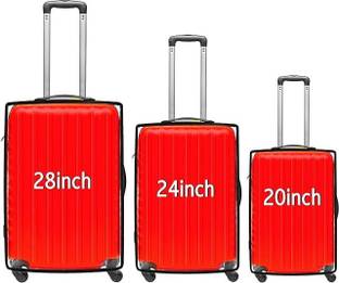 Craft Bazar Clear PVC Transparent Zippered Suitcase Covers Protectors, Waterproof Durable Dust Proof Anti-Scratch Travel Bags Cover Case for Wheeled Luggage Trolley Bag Luggage Cover