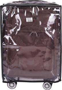 PREVAILER Trolley Suitcase Waterproof Cover for Travelling Luggage Cover Transparent Trolley Bag Cover PVC Dust Proof Cover Luggage Bag cover Luggage Cover