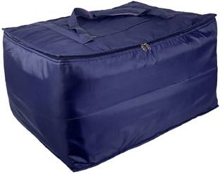 KiaraHome Zipper Closure Nylon Cloth Storage Blue 1 Luggage Cover