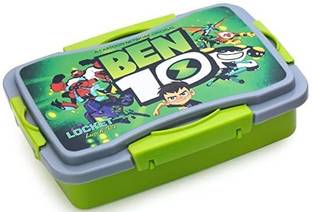 Rudary Snack Box for Kids School Customized Plastic Lunch Box for Girls & Boy 2 Containers Lunch Box