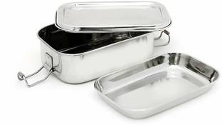 Next Future Rectangle Lunch Box/Food Pack, High Polish 1-Tier Tiffin Box for School & Office 1 Containers Lunch Box