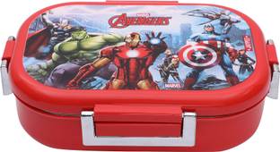 JAYPEE JPMISSTEELAVENGERSRED 2 Containers Lunch Box