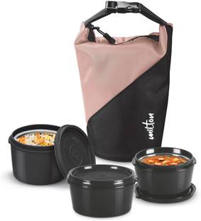 MILTON Micro Meal Mega Lunch Box(3 Containers 1x450 ml , 2x320 ml each) With Jacket 3 Containers Lunch Box