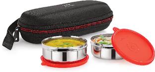 cello MF Super Steel 2 Containers Lunch Box