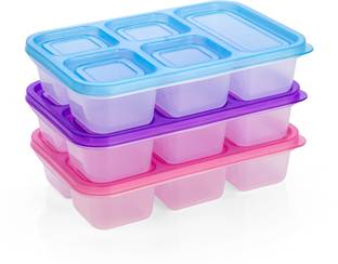2Mech Reusable Stackable Lunchables Bento LunchBox for School, Work, and Travel combo 1 Containers Lunch Box