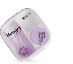 adjgang Lunch Box Plastic for Office,School & Travel for Men Women & Kids. 3 Containers Lunch Box