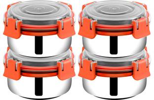 BOWLMAN Lock n Lock Orange 4 Containers Lunch Box