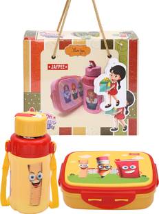 JAYPEE Combo of SteelOn Bottle and 2 Containers Lunch Box
