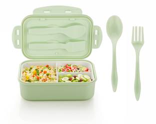 ATTRO Carbon 3 Compartment 1 Containers Lunch Box
