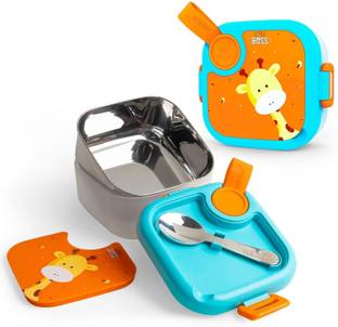 Rabitat Lunchmate Mini Stainless Steel Lunch Box with Spoon 1 Containers Lunch Box