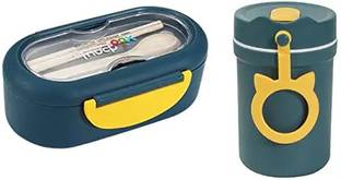 Gney Lunch Boxes Set Leak-Proof with Soup Cup 1 Containers Lunch Box