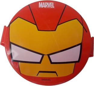 ANMOL'S SMILEY ski_iron_man_face 2 Containers Lunch Box