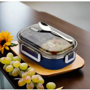 ADMONITION BlueLunch box (8) 2 Containers Lunch Box