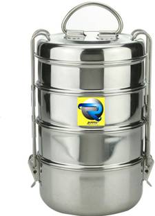 r777k Stainless Steel Traditional lunch box Size 8*4 Lunch Box 4 Containers Lunch Box