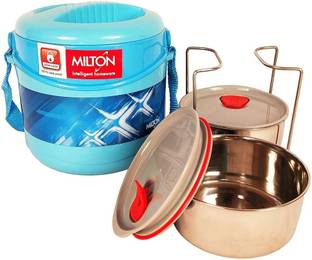 MILTON ECONA DELUXE 2 TIFFIN (BLUE) 2 Containers Lunch Box