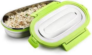 Kitchenetic Stainless Steel Oval Shape Leak proof,Airtight Lunch box For Daily Use 1 Containers Lunch Box