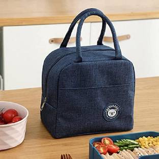 Hiki Ziki Travel Lunch Bag | Portable Zipper Bag | Tiffin Bag for Office/ School/ College 1 Containers Polypropylene Office Lunch Box