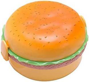 BALKRISHNA ENTERPRISE Round Burger Shape Lunch Boxes 3 Containers Lunch Box