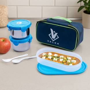 Valka SS Fresh 2+1 Lunchbox 3 Containers Lunch Box