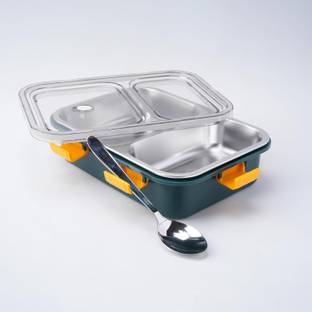 NARV Leakage Proof Food Container 2 Compartment for School, Office Kids & Adults K0 2 Containers Lunch Box