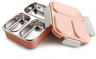 BLLUEX 3 Partition Lunch Box Insulation Keep Food Warm & Fresh For Hous 3 Containers Lunch Box