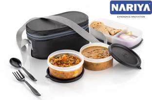nariya NEW LUNCHBOX WITH 2 3 Containers Lunch Box