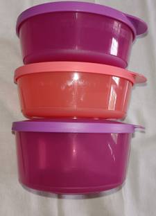 tuperwar Tupperware Click Blossom Bowl, 550ml 3 Containers Lunch Box
