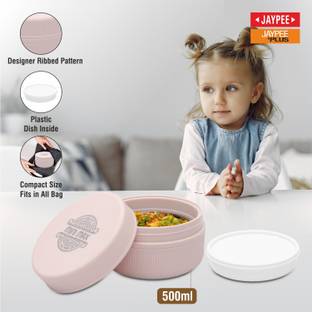 JAYPEE Insulated Lunch Box Pink 500 ml 1 Containers Lunch Box